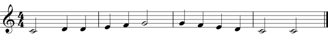 Combining pitches and rhythm to create a melody
