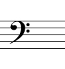 The bass clef